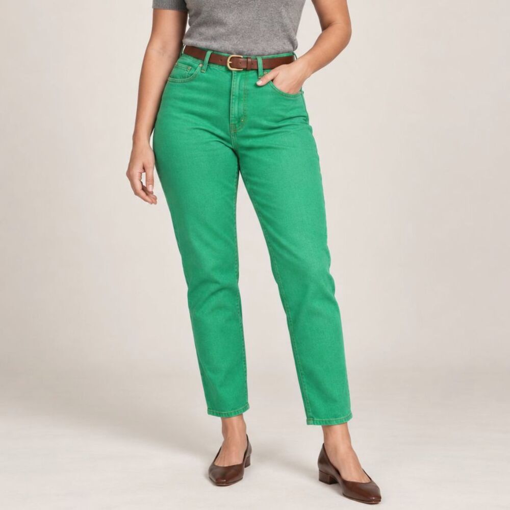 Vintage Jordache Green Jeans Medium High Waisted Mom Jeans